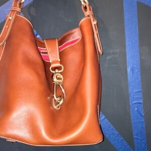 Dooney & Bourke Tan Leather Hobo Bag